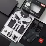 Dárková sada Marvel - Punisher (tričko, odznaky, nášivky, ponožky) (velikost XL) - Nášivka