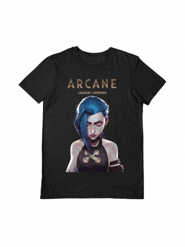 Tričko Arcane - Jinx Black