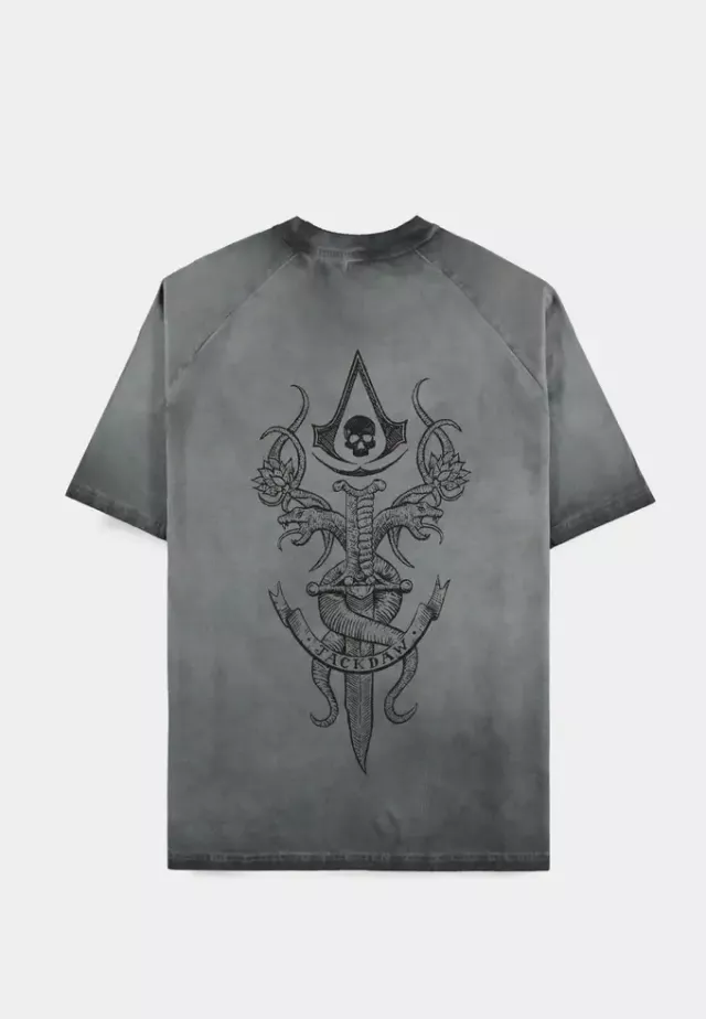 Tričko Assassin's Creed: Black Flag Resynced - Jackdaw Oversized - Assassins Creed