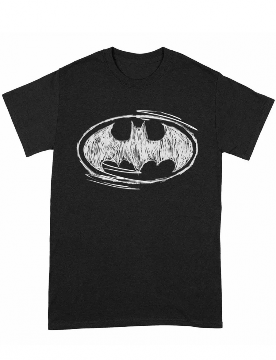 PC Merch Tričko Batman - Sketch Logo (velikost S)