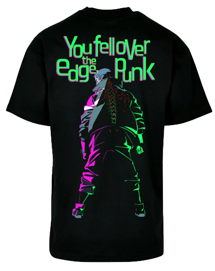 Tričko Cyberpunk: Edgerunners - Neon Punk (Oversized) (velikost S)