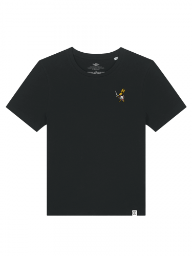 Tričko dámské Kingdom Come: Deliverance II - Zajíc s Warhorse štítem (výšivka)