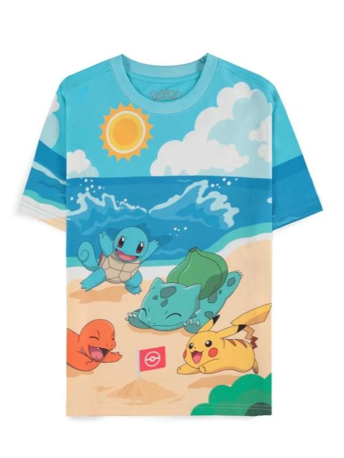 Difuzed Tričko dámské Pokémon - Beach Day (velikost XL)