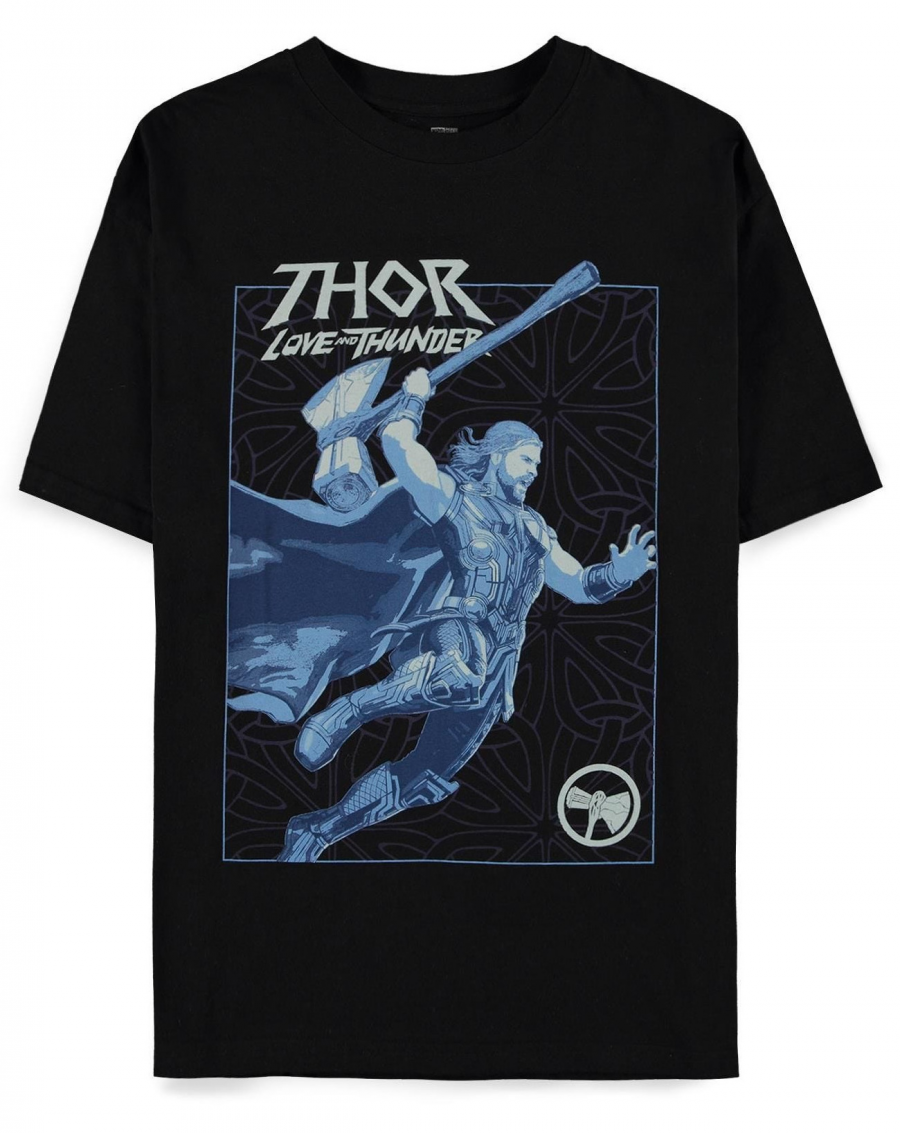 Difuzed Tričko dámské Thor: Love and Thunder - Blue Thor Oversized (velikost XXL)