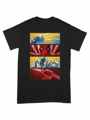 Tričko Deadpool - Deadpool And Wolverine Boxes