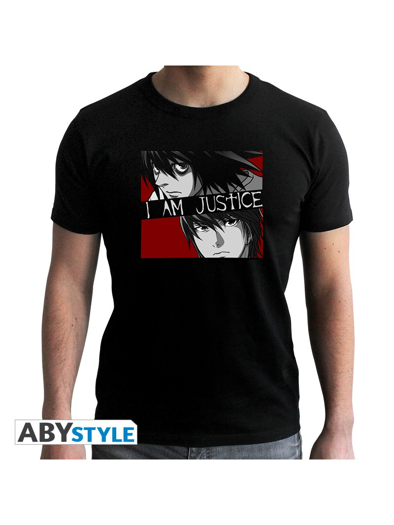 ABYstyle Tričko Death Note - I am Justice (velikost XL)