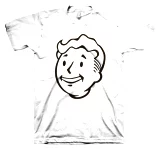 Tričko Fallout Vault Boy (bílé)(velikost L)