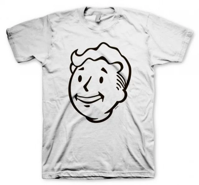 Tričko Fallout Vault Boy (bílé)(velikost L)