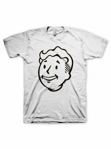 Tričko Fallout Vault Boy (bílé)(velikost L)