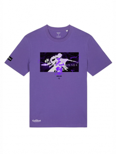 Tričko Genshin Impact - Raiden Shogun Plane of Euthymia