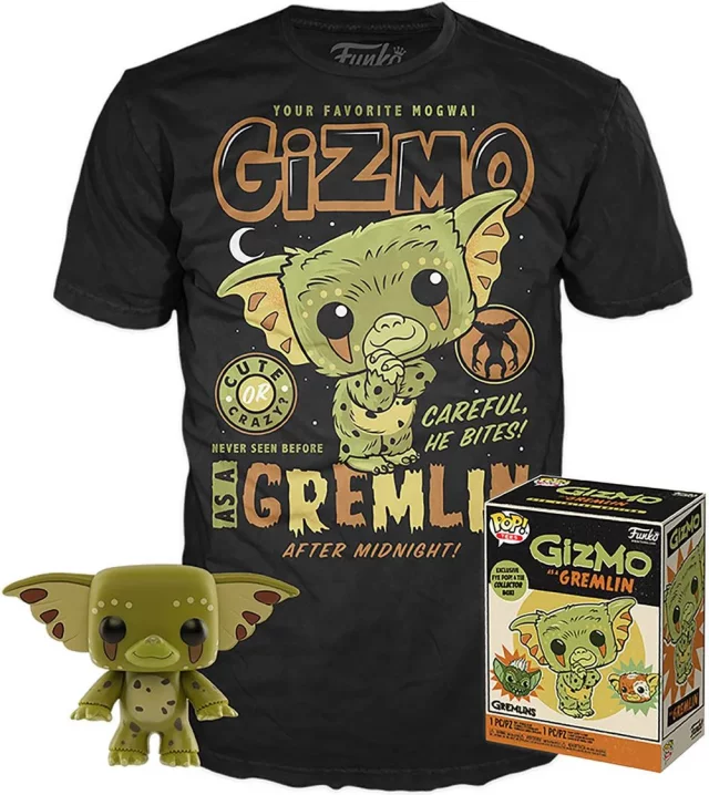 Tričko Gremlins - Gizmo + figurka Funko