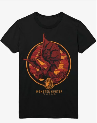 Tričko Monster Hunter World - Screaming Rathalos