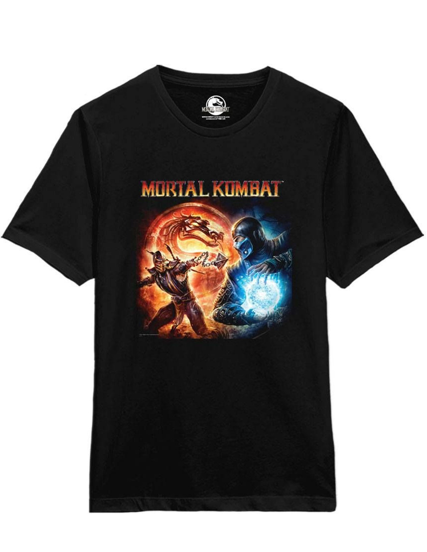 PC Merch Tričko Mortal Kombat - Fire and Ice (velikost M)