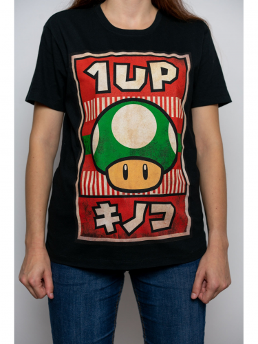 Tričko Nintendo - Propaganda Poster 1-UP Mushroom