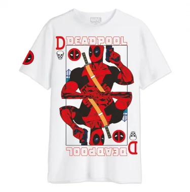 Tričko oversize Deadpool - Card