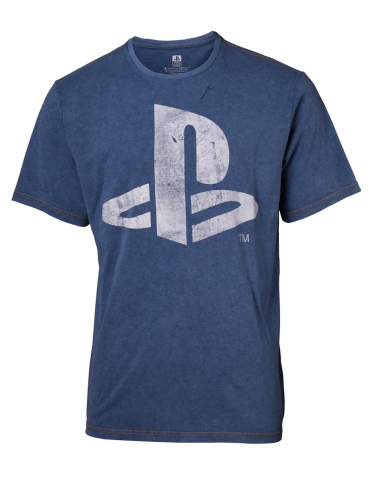 Tričko PlayStation - Faux Denim Logo