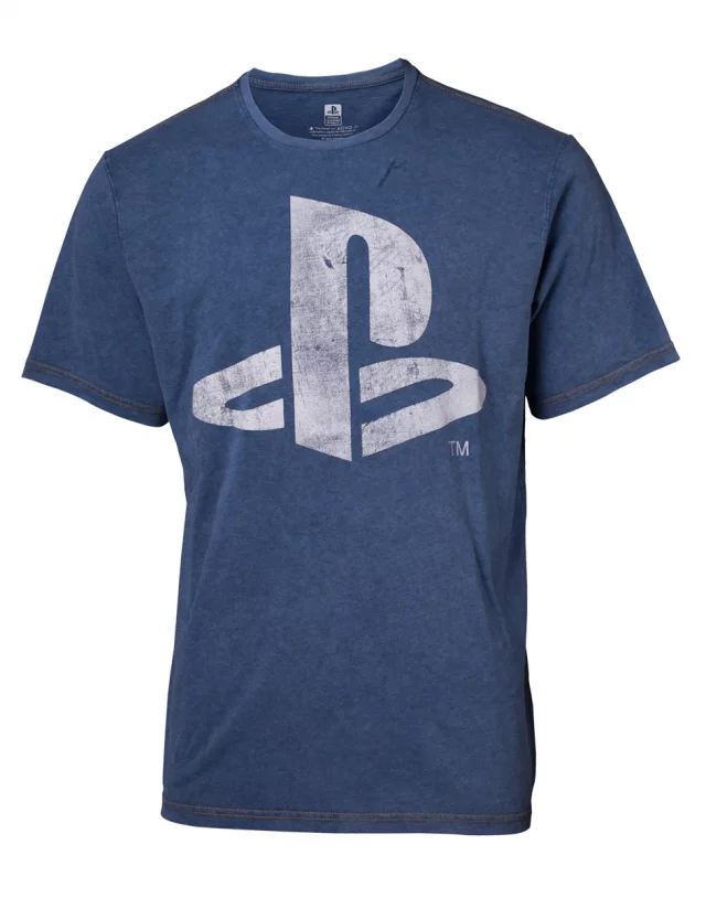 Tričko PlayStation - Faux Denim Logo