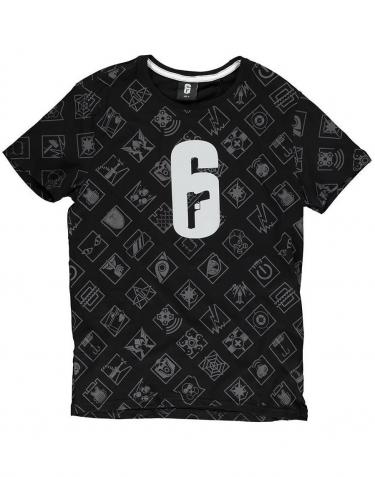 Tričko Rainbow 6 Siege - Class AOP (velikost XXL)