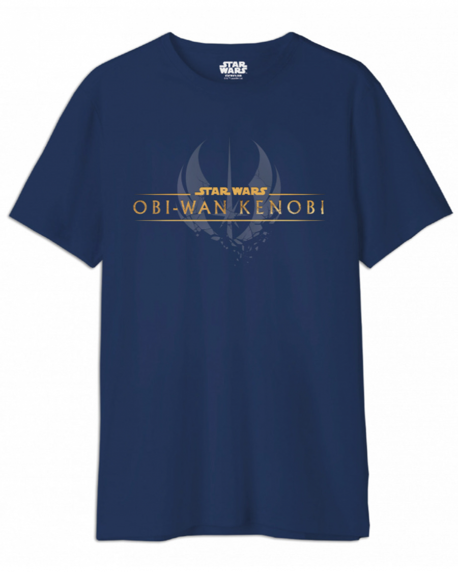 Cotton Tričko Star Wars: Obi-Wan Kenobi - Logo (velikost S)