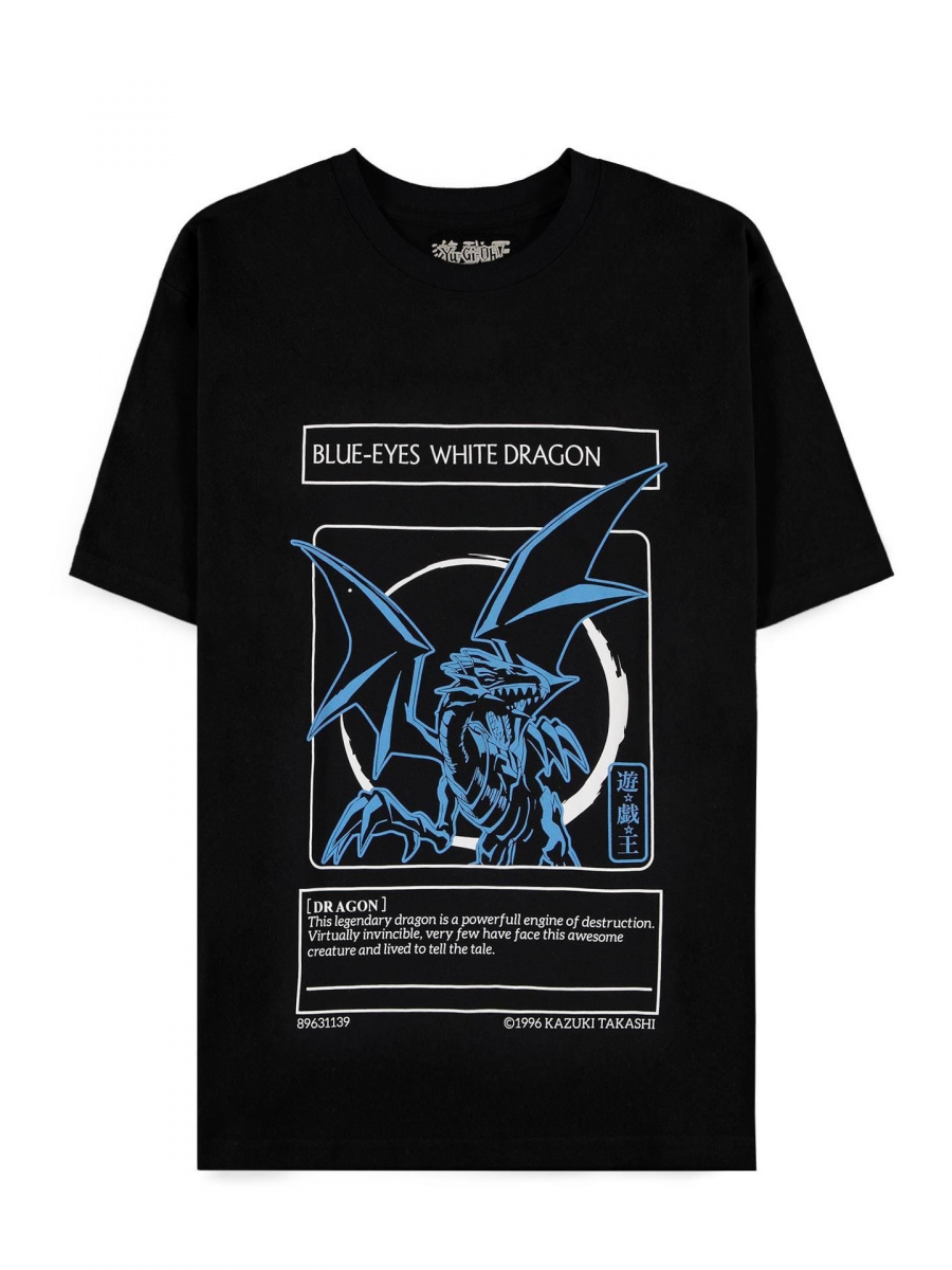 Difuzed Tričko Yu-Gi-Oh! - Blue-Eyes White Dragon (velikost S)