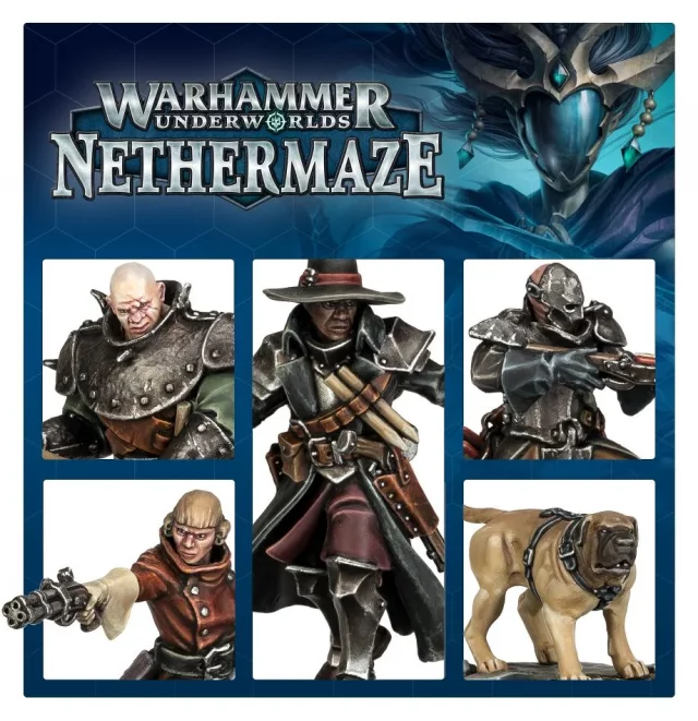 Desková hra Warhammer Underworlds: Nethermaze - Hexbane's Hunters (6 figurek)
