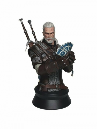 Figurka Zaklínač 3 - Geralt hraje Gwint Busta (Dark Horse)