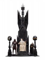 Socha Lord of the Rings - Saruman the White on Throne 1/6 (Weta Workshop)