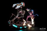Výhodný set Socha League of Legends - Jinx & Vi 1/6 Scale Statue (PureArts)