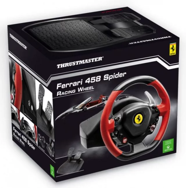 Sada volantu a pedálů Thrustmaster Ferrari 458 SPIDER (Xbox One, Xbox Series X | S)