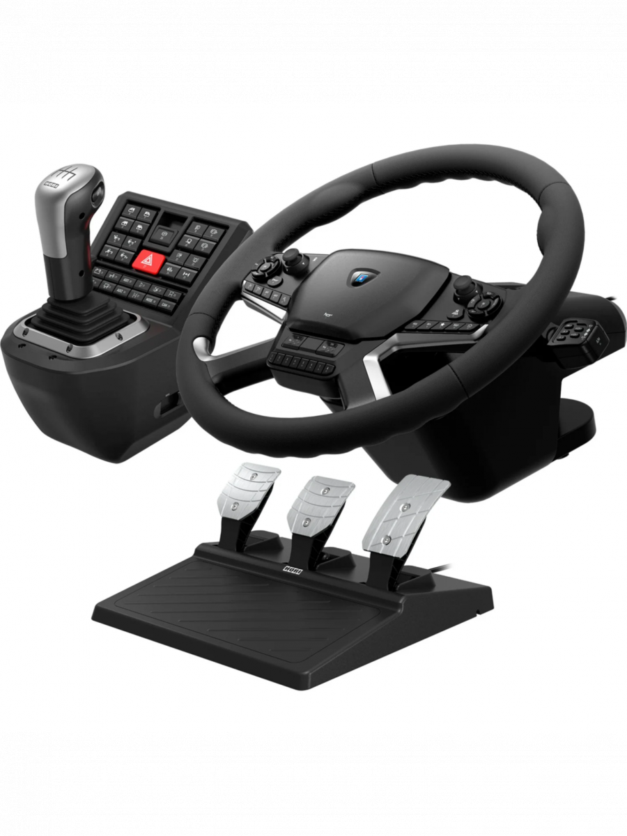 Conquest Volant s pedály a řadící pákou - HORI Force Feedback Truck Control System