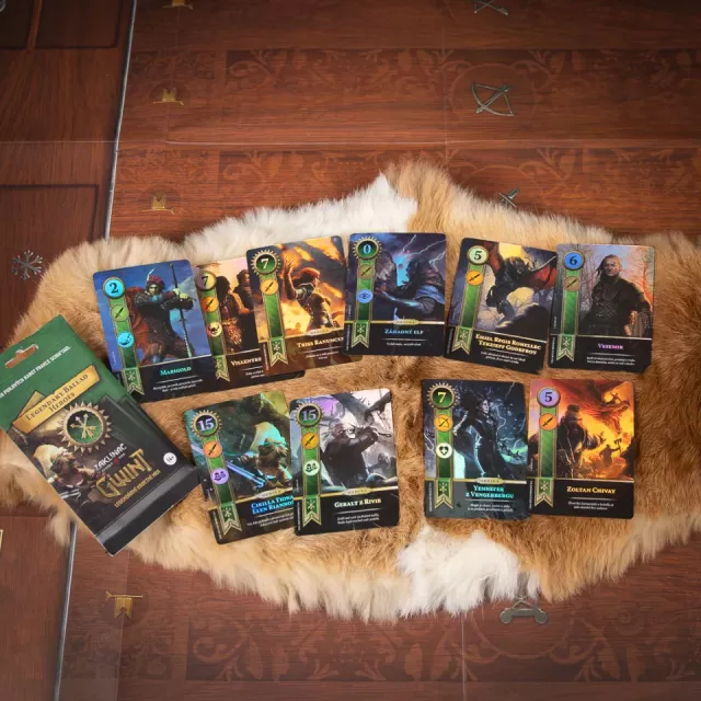 Výhodný set Karetní hra Gwint - Ballads Legendary Foil Cards - Kompletní sada CZ