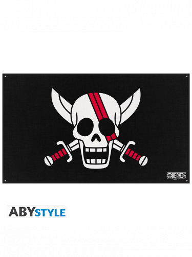 Vlajka One Piece - Red hair Pirates