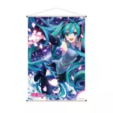 Wallscroll Vocaloid - Hatsune Miku Flower - Látkový plakát
