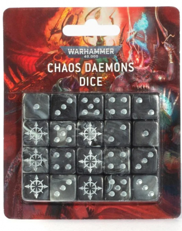 Kostky Warhammer 40000 - Chaos Daemons (20 kostek)