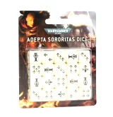 Kostky Warhammer Adepta Sororitas (20 ks), šestistěnné - bílé