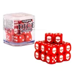 Kostky Warhammer Dice Cube (20 ks), šestistěnné - červené