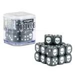 Kostky Warhammer Dice Cube (20 ks), šestistěnné - šedé