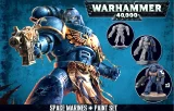 vyprodáno Citadel Space Marines + Paint Set (3 figurky, 8 barev a štětec)