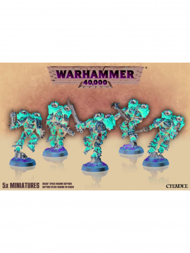 vyřazeno W40k: Chaos Space Marine Raptors (5 figurek)