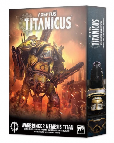 W40k: ADEPTUS TITANICUS Warbringer Nemesis Titan with Quake Cannon