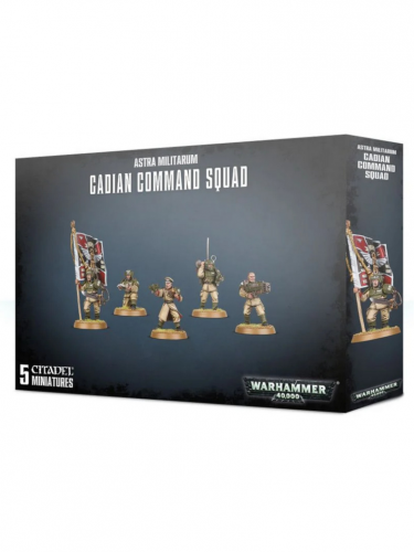 W40k: Astra Militarum - Cadian Command Squad (5 figurek)