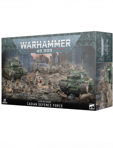 W40k: Astra Militarum - Cadian Defence Force (27 figurek)