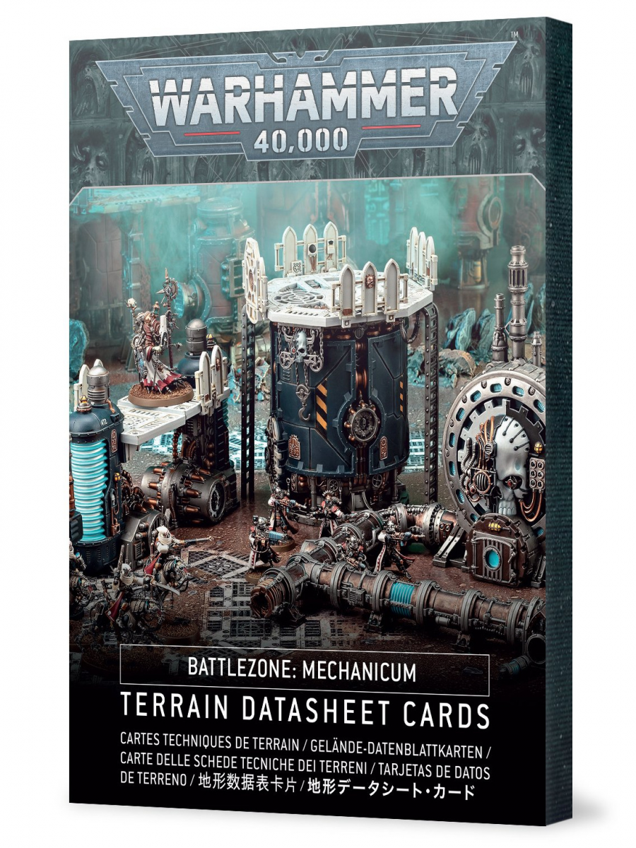 Games-Workshop W40k: Battlezone: Mechanicus Terrain Datasheet Cards