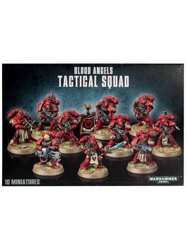 W40k: Blood Angels Tactical Squad (10 figurek)