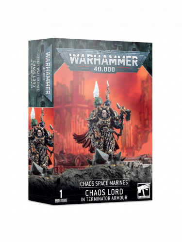 W40k: Chaos Space Marines - Chaos Lord in Terminator Armor (1 figurka)