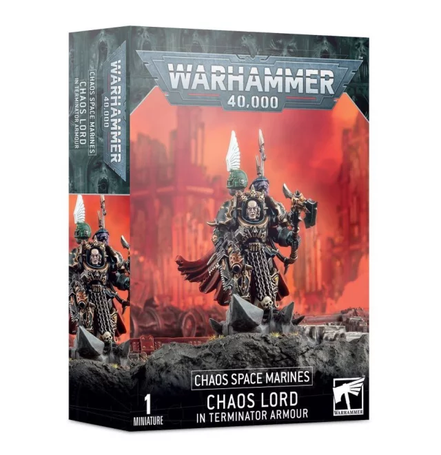 W40k: Chaos Space Marines - Chaos Lord in Terminator Armor (1 figurka)