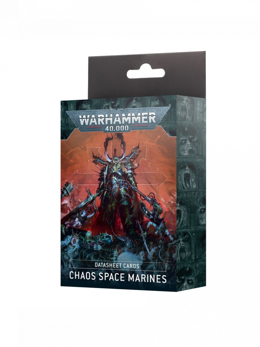 Games-Workshop W40k: Chaos Space Marines Datacards (2024)