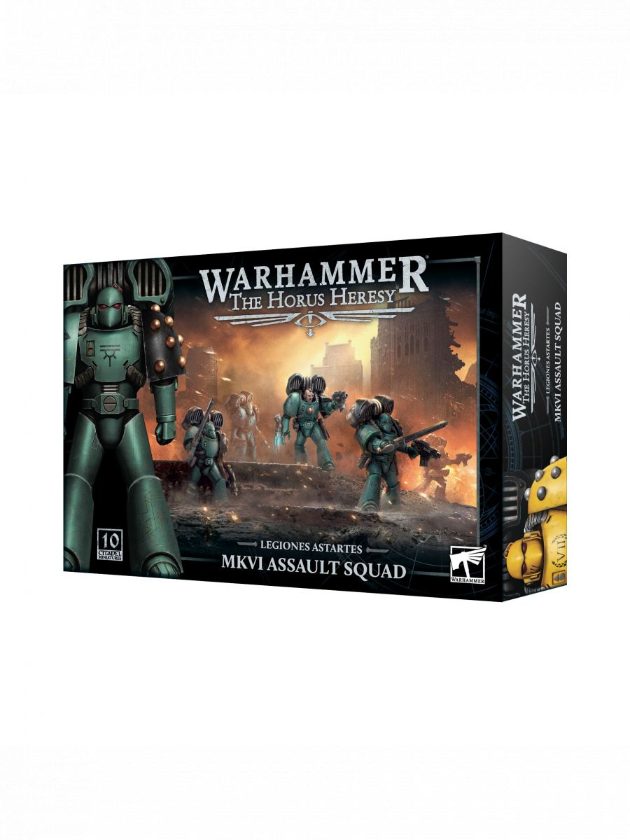 Games-Workshop Warhammer: Horus Heresy - Legiones Astartes MKVI Assault Squad (10 figurek)