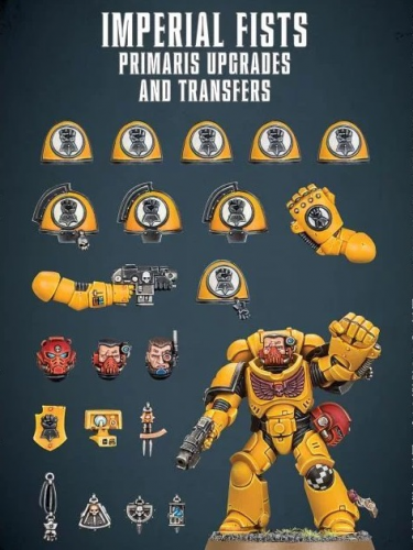 W40k: Imperial Fists Primaris Upgrades and Transfer