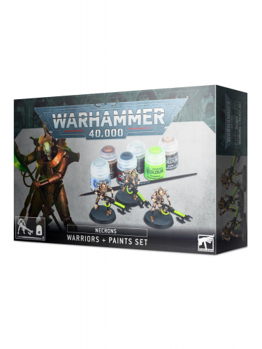 W40k: Necrons - Warriors + Paint Set (poškozený obal)